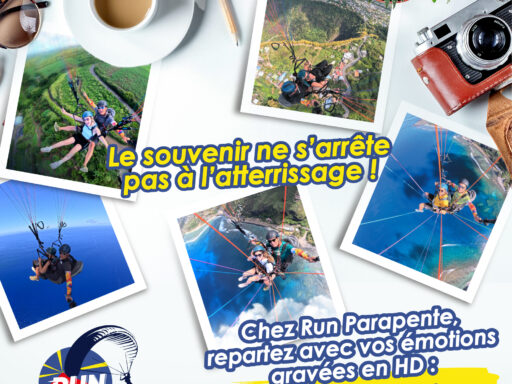 Vol en parapente à La Réunion avec photos et vidéo incluses